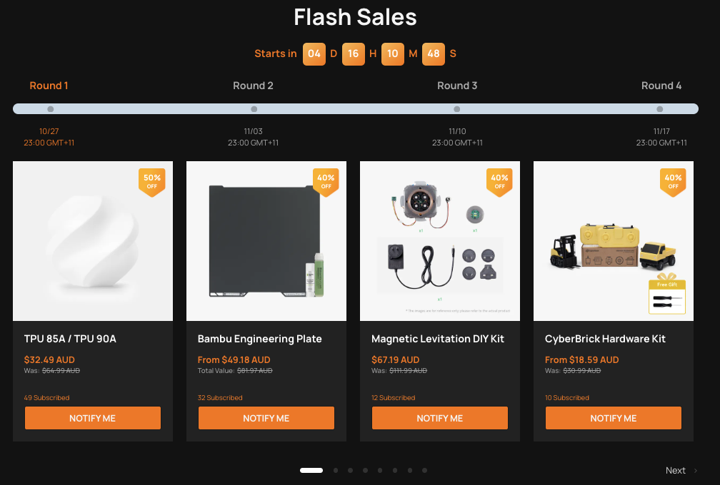 Bambu Lab Black Friday 2026 Flash Sales