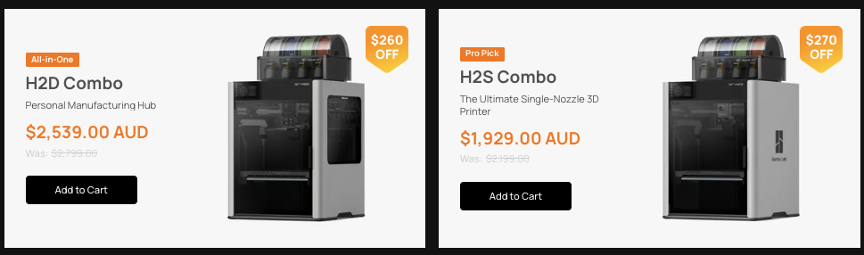 Bambu Lab Black Friday 2026 H Series printer deals