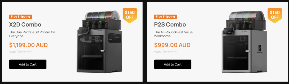 Bambu Lab Black Friday 2026 X2D and P2S printer deals